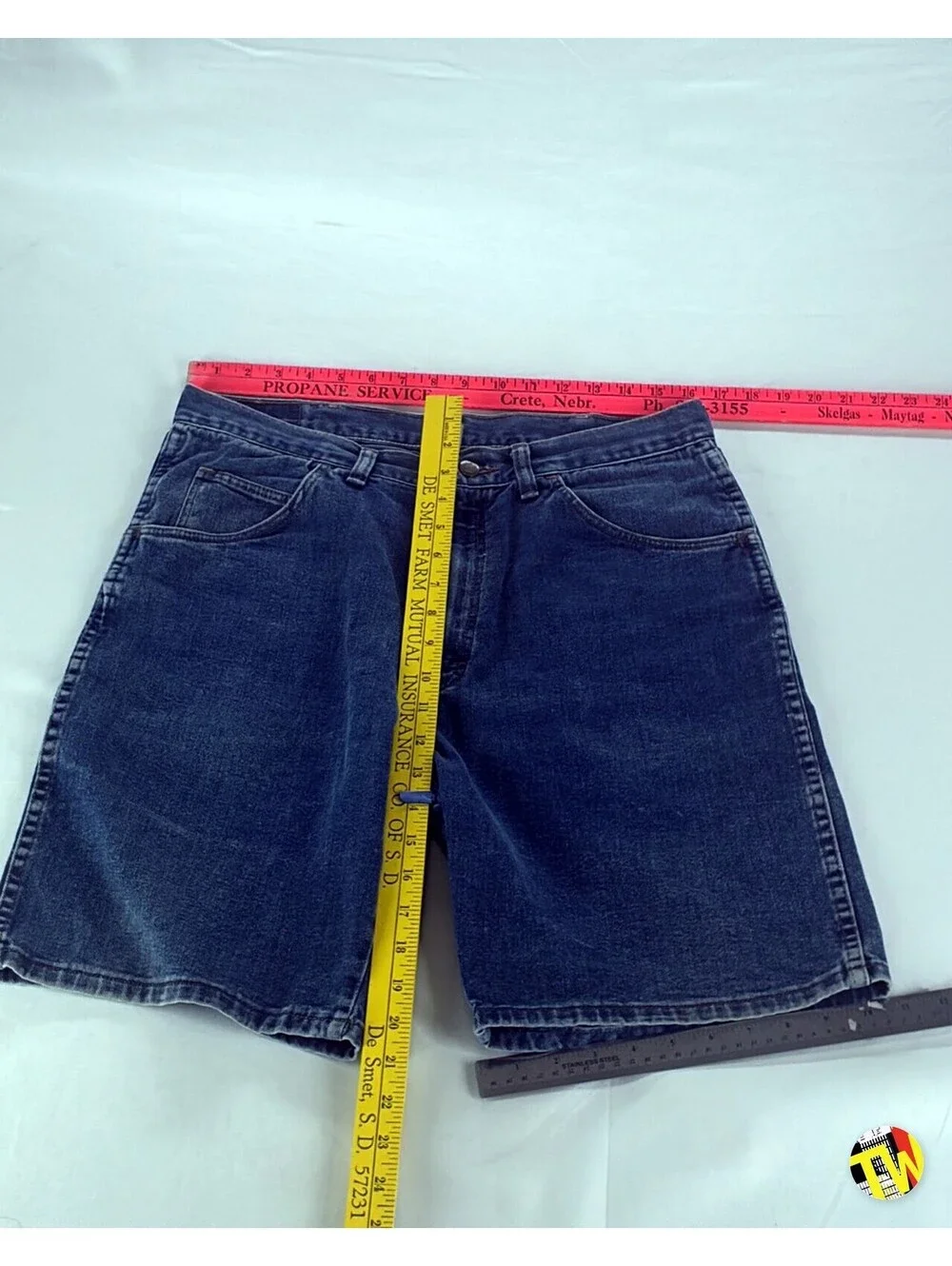 Vintage 90s Wrangler Denim Shorts Made in USA Jorts Dad Jean